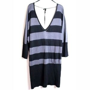 3/$25 !!SALE!! BEBE Striped Low V-Neck Dress